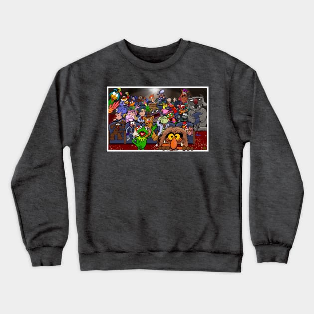 The Muppet Movie Theater Crewneck Sweatshirt by UzzyWorks